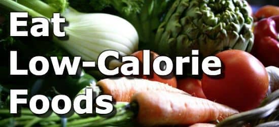 Vegetables and the suggestion to eat low calorie foods