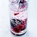 Glass of fruit water