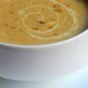 A creamy soup
