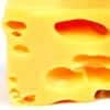 A slice of swiss cheese