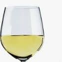 A glass of white wine