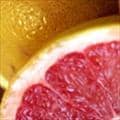 Cross section of grapefruit