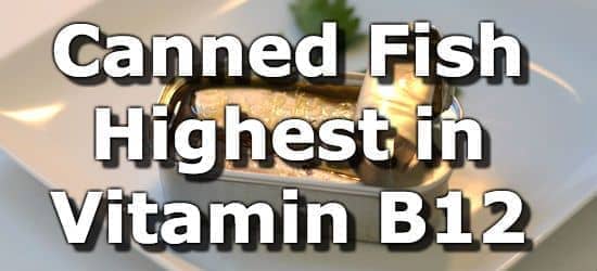 Canned Fish Highest in Vitamin B12 (Cobalamin)