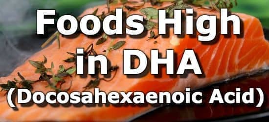 Foods High in Docosahexaenoic Acid (DHA)