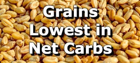 Grains Nutrition Facts Chart