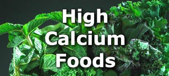 calcium rich foods chart