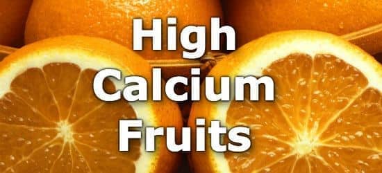 High Calcium Foods Chart