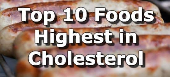 Top 10 Foods Highest in Cholesterol
