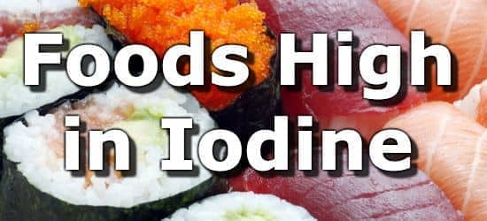 Iodine Levels In Food Chart