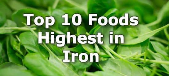 Top 10 Foods Highest in Iron