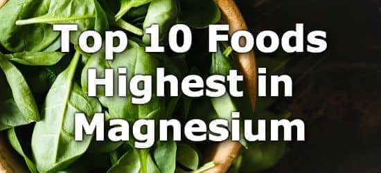 Top 10 Foods Highest In Magnesium