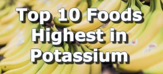 Low Potassium Foods List Chart