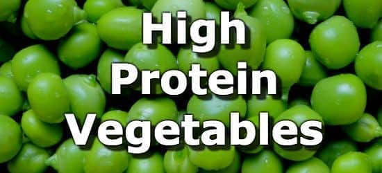 Protein Content Of Vegetables Chart