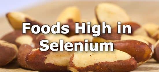 Selenium Rich Foods Chart