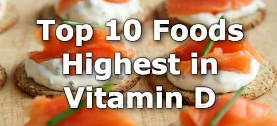 Vitamin D Food Chart