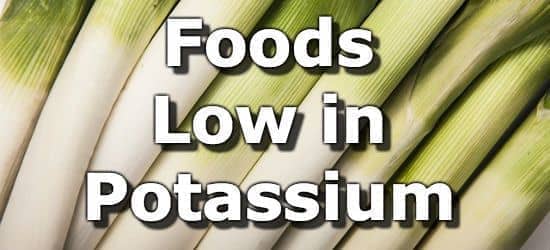 Potassium Levels In Food Chart