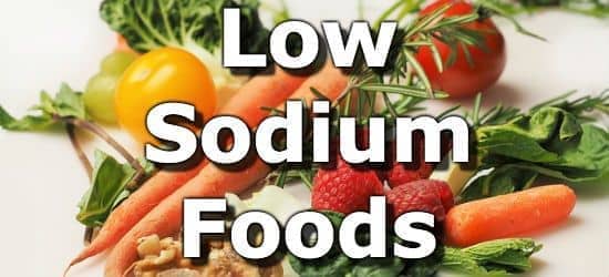 high sodium foods chart