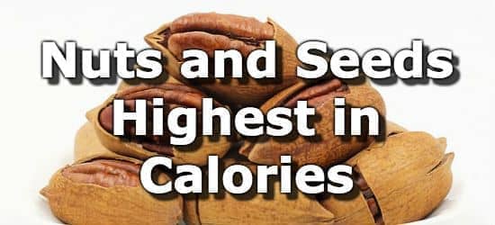 How Many Calories In Nuts Chart