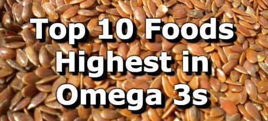 Top 10 Foods Highest in Omega 3 Fatty Acids
