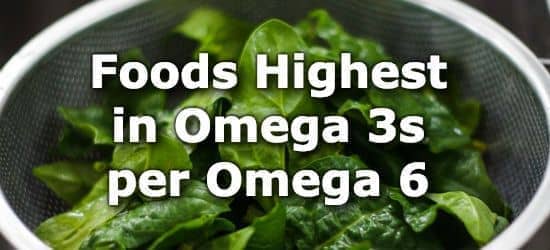 Omega 3 6 Ratio Chart