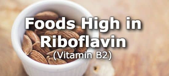 Top 10 Foods Highest In Vitamin B2 Riboflavin