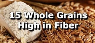 Whole Grains High in Fiber