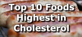 High Cholesterol Foods