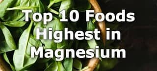 High Magnesium Foods