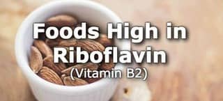 High Riboflavin (B2) Foods