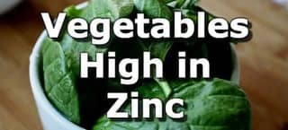 High Zinc Vegetables