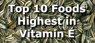 High Vitamin E Foods