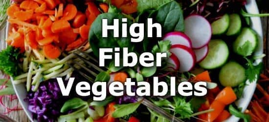 Fiber In Vegetables Chart