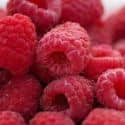 A bunch of raspberries